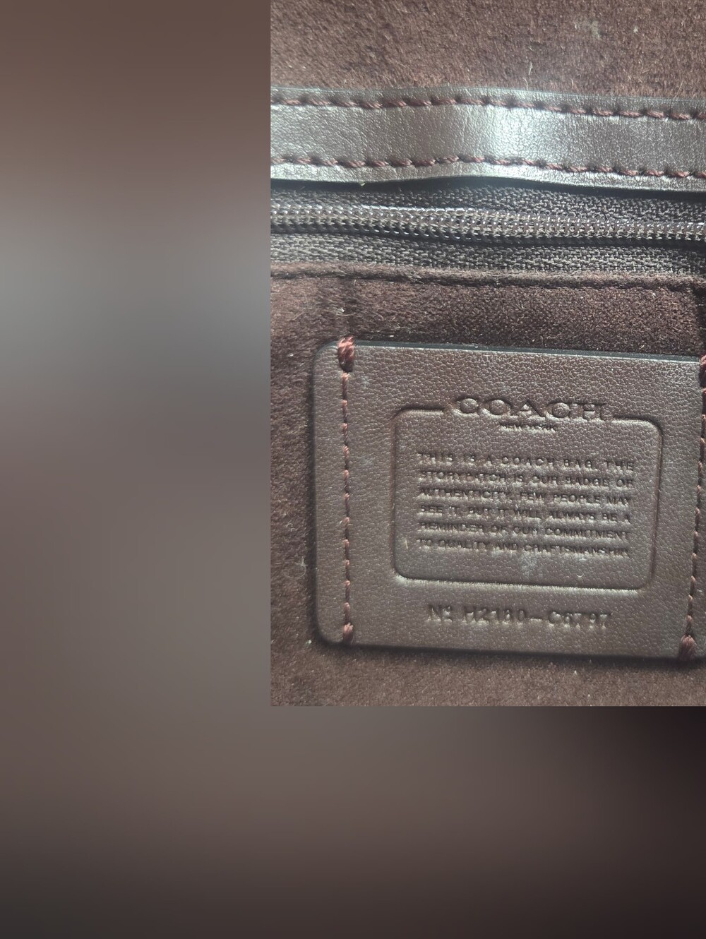 Coach Black and Dark Green Crossbody with Crystal Apple Charm - Picture 10 of 10